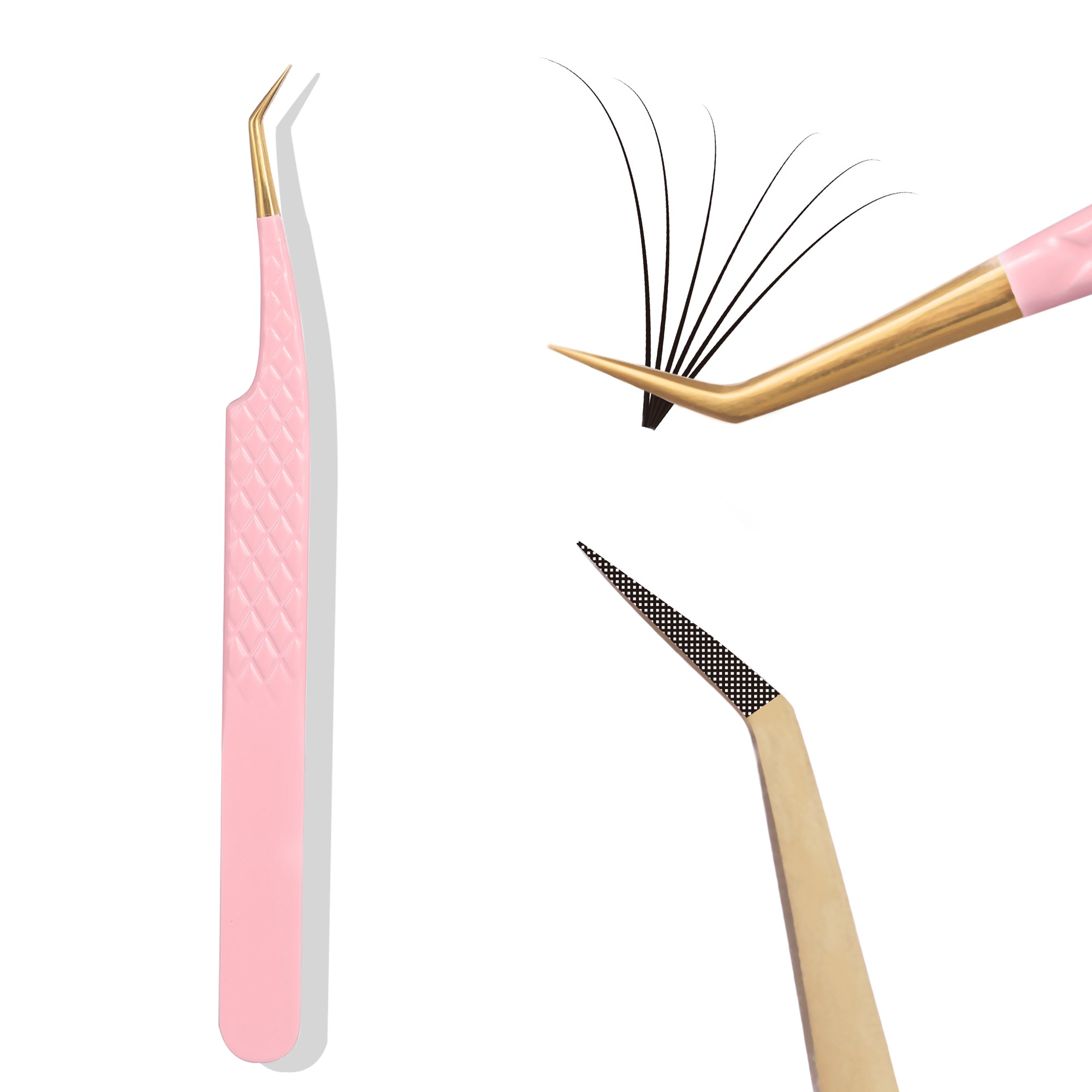 FIBRE TIP TWEEZERS-BABY PINK