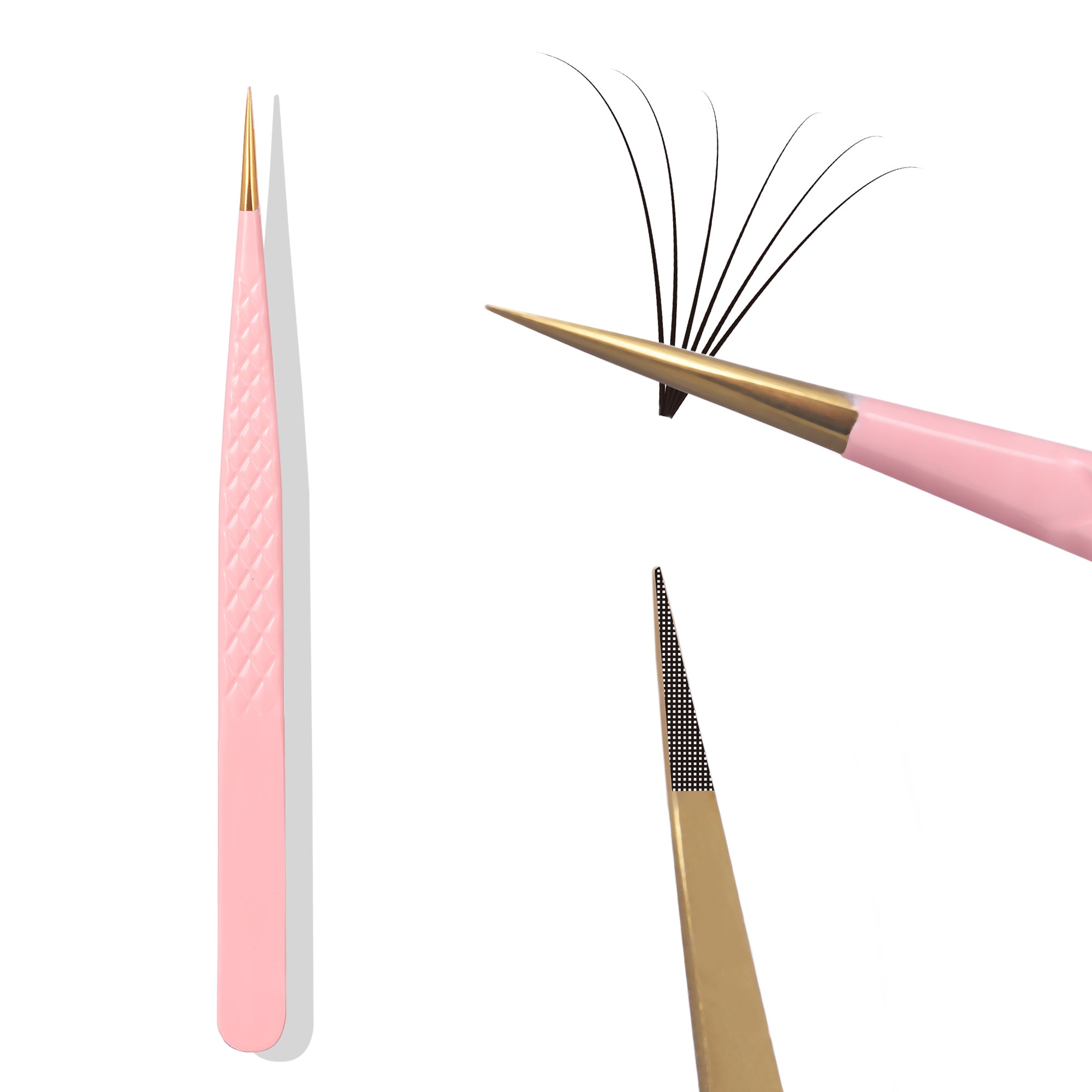 FIBRE TIP TWEEZERS-BABY PINK