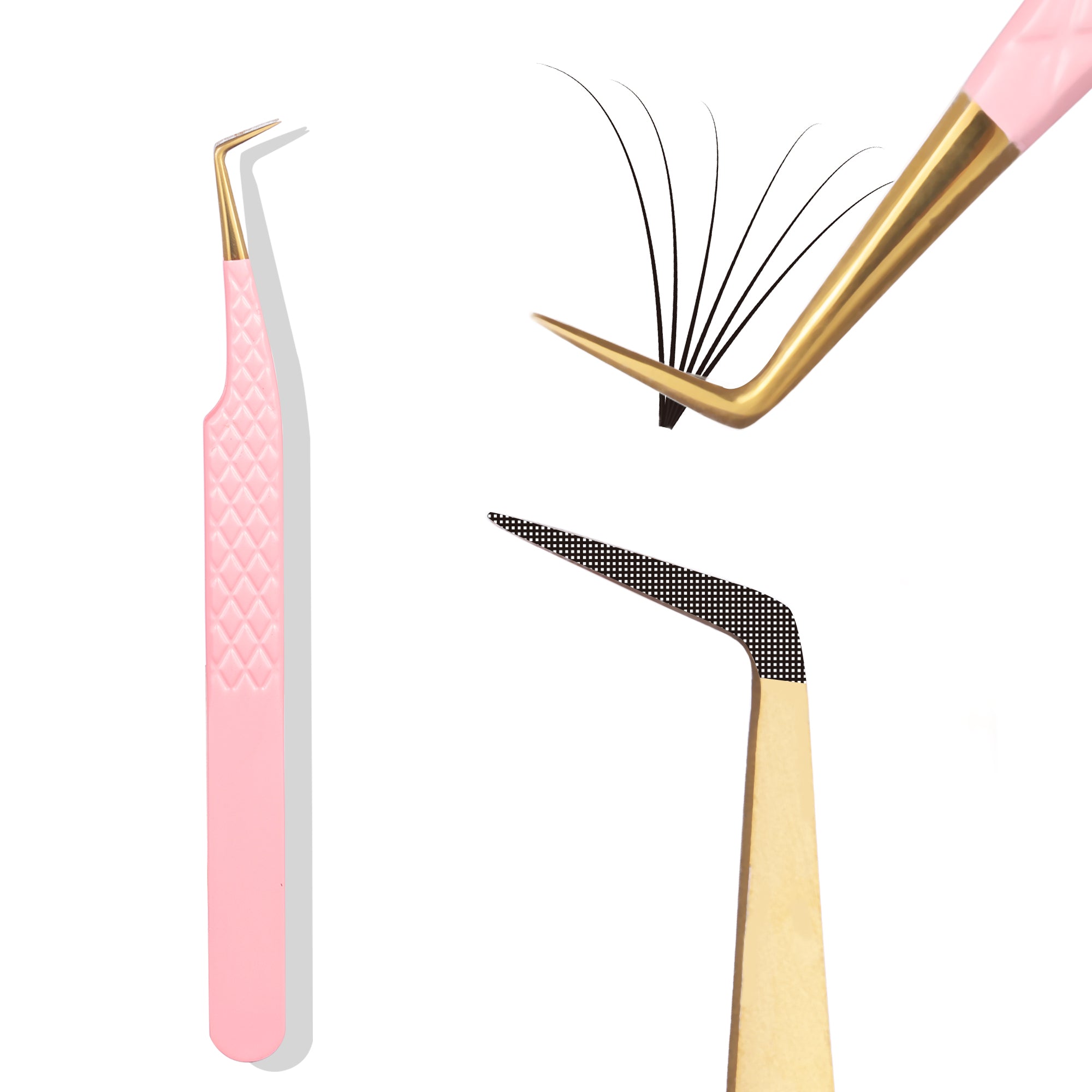 FIBRE TIP TWEEZERS-BABY PINK