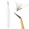 FIBER TIP TWEEZERS-WHITE