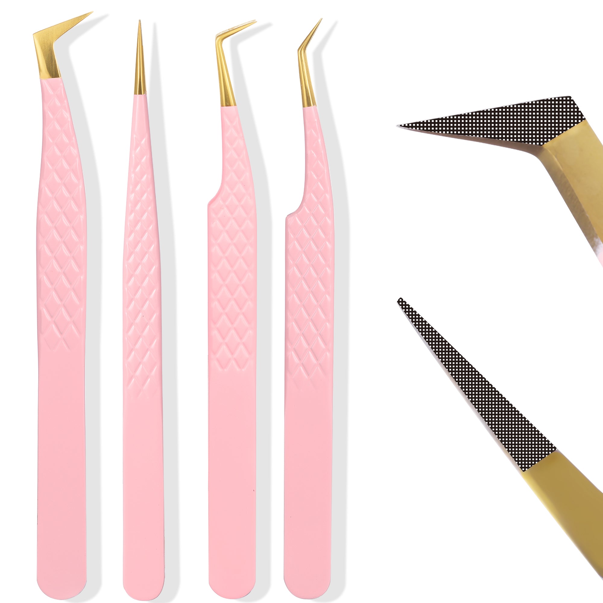 FIBRE TIP TWEEZERS-BABY PINK