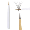 FIBER TIP TWEEZERS-WHITE