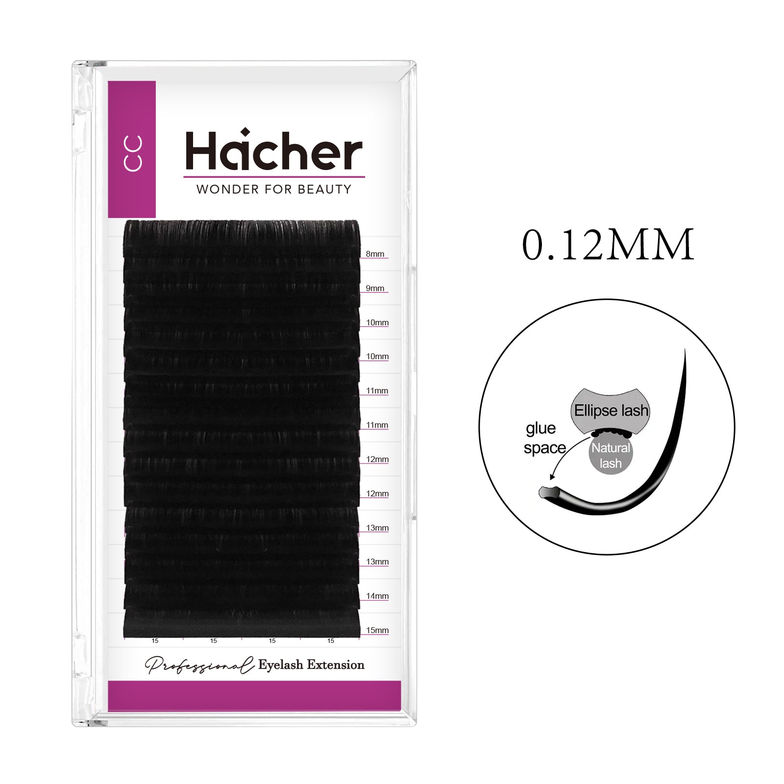 0.12MM Flat Classic Eyelash Extensions