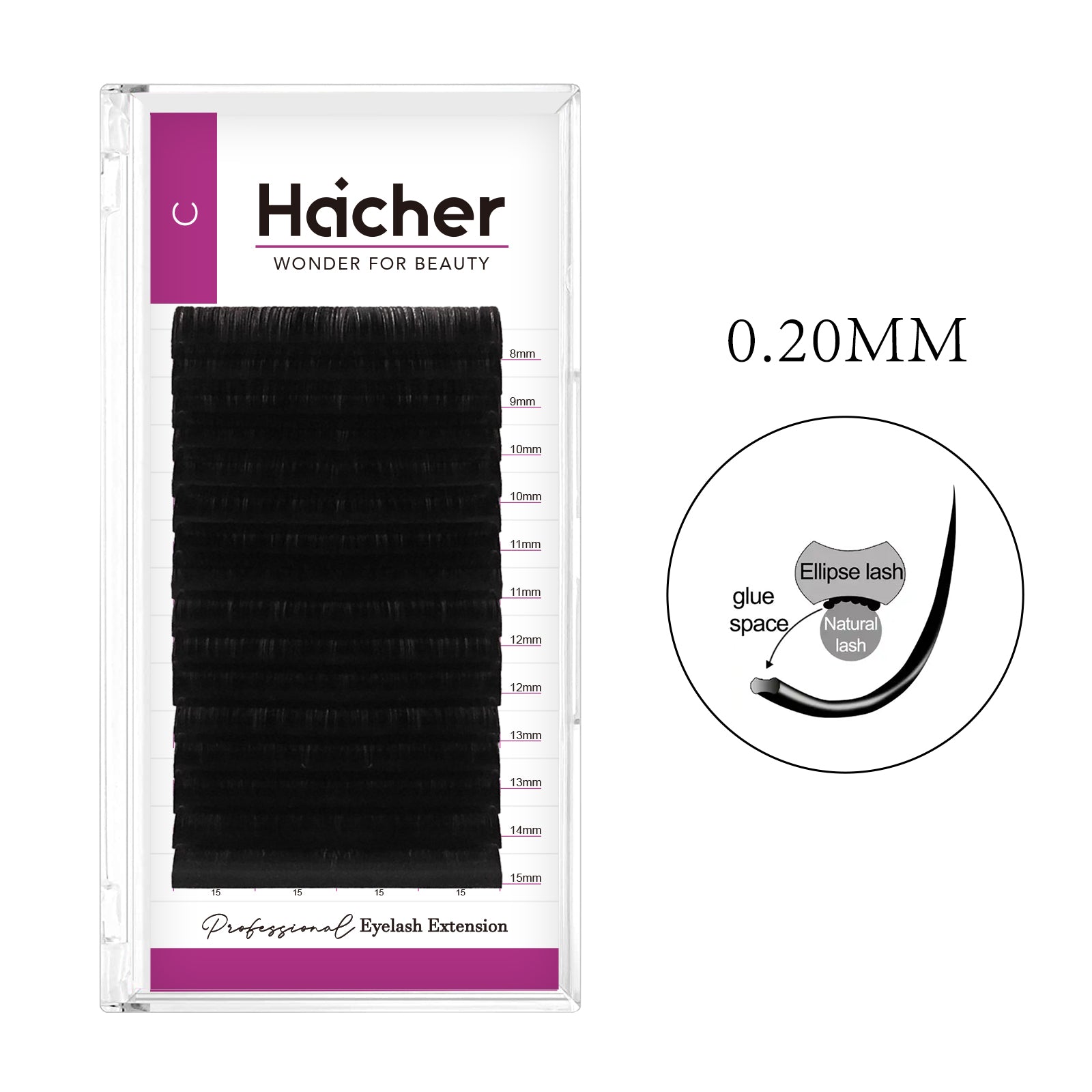 0.20MM Flat Classic Eyelash Extensions